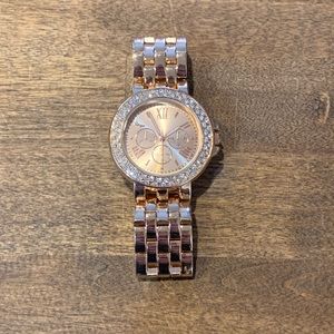 Rose gold watch!